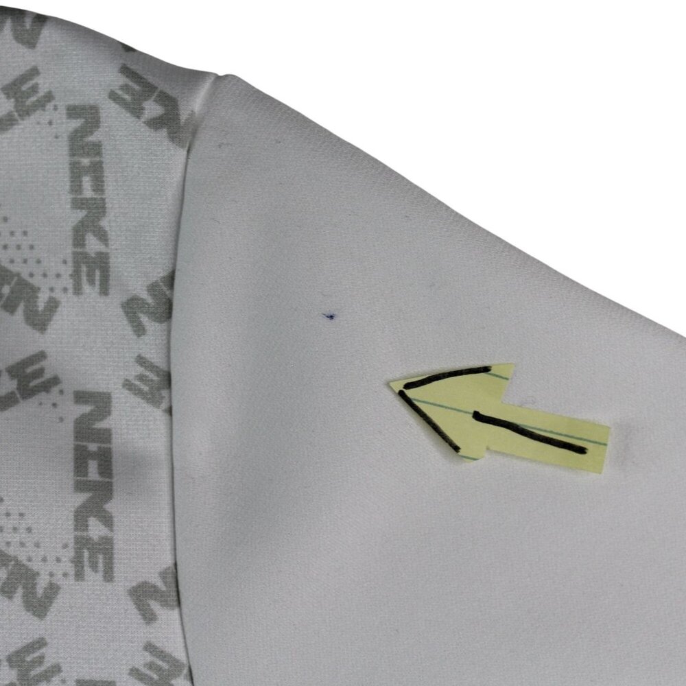 Nike Therma Fit 3XL All Over Print White Gray Hoodie Nike Spell Out Streetwear - Picture 16 of 16